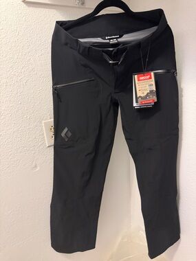 Black Diamond Ski Recon Stretch Ski Pants Women’s Medium Black Waterproof Snow